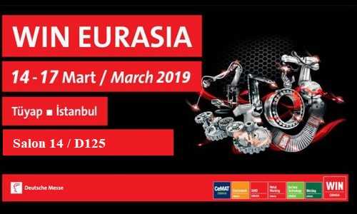 WIN EURASIA,14-17 Mart 2019 - Tüyap Fuar ve Kongre Merkezi